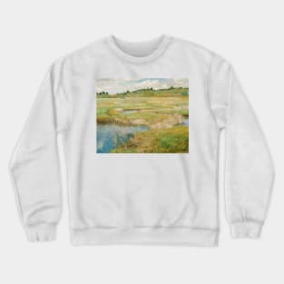 The Concord Meadow by Childe Hassam Crewneck Sweatshirt